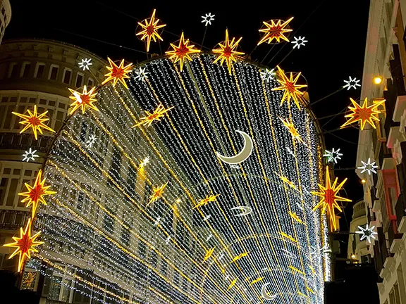 Málaga Christmas Light Show 2024