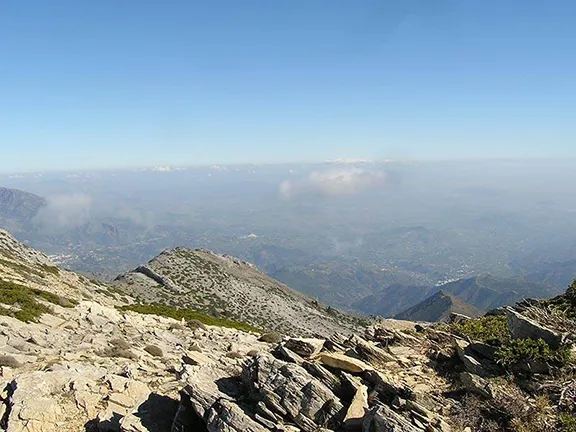 Summit, Torrecilla Malaga province in Andalucia