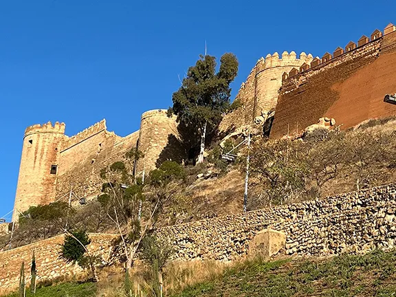 The Alcazaba of Almeria Almeria province in Andalucia