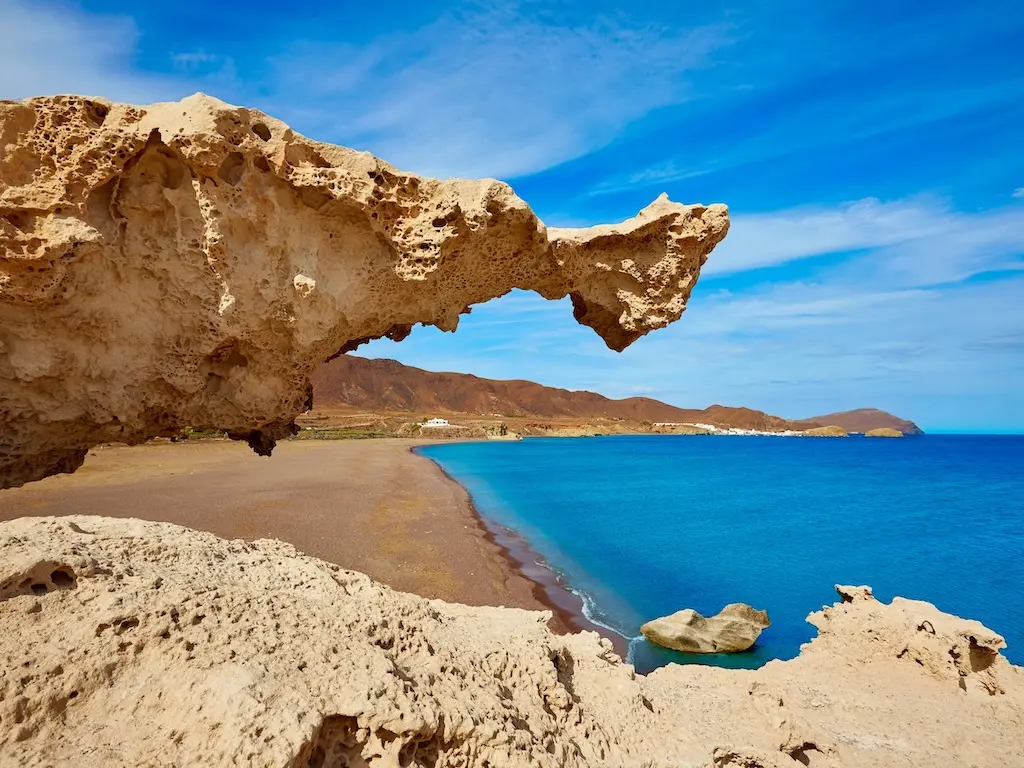Playa del Arco in Cabo de Gata Natural Park