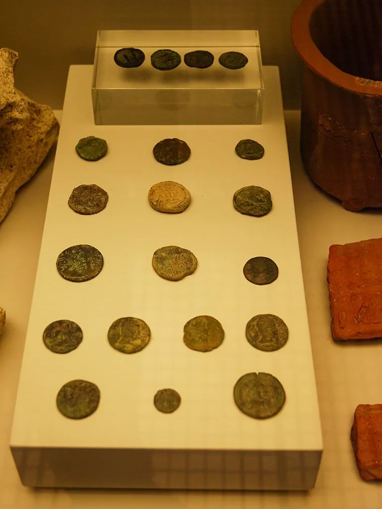 Roman coins - Almunecar Archaeological Museum