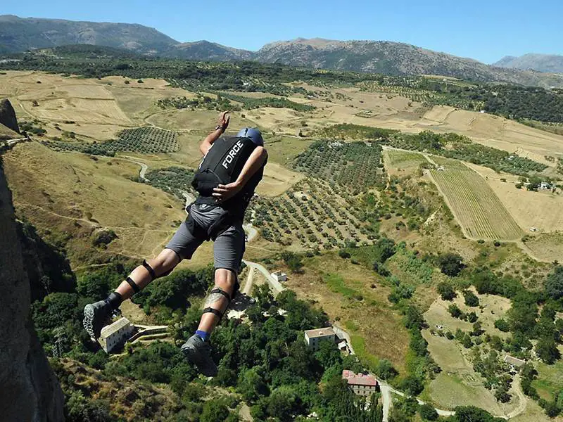 BASE jumping in Cadiz Cordoba, Granada and Malaga provinces and the Sierra Nevada