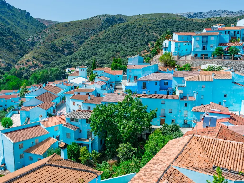 Unique blue village of Juzcar
