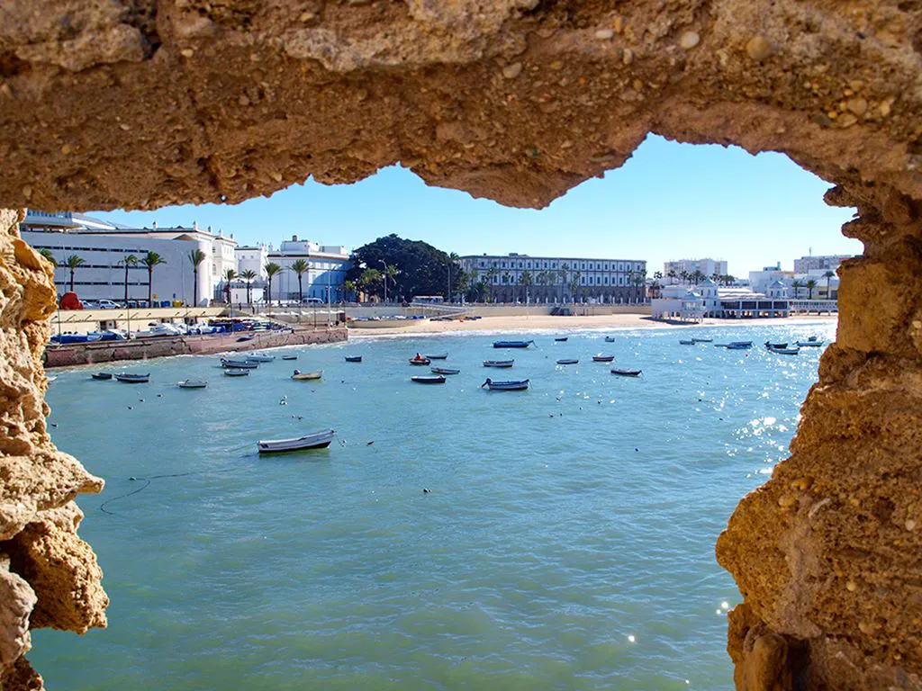 La Caleta beach in Cádiz