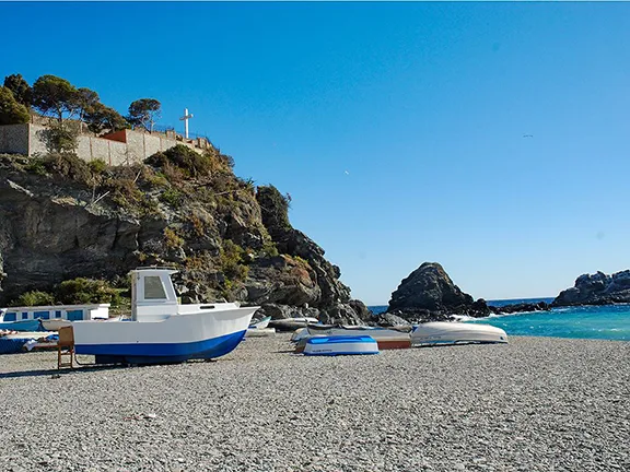 Almuñecar beach on the Costa Tropical