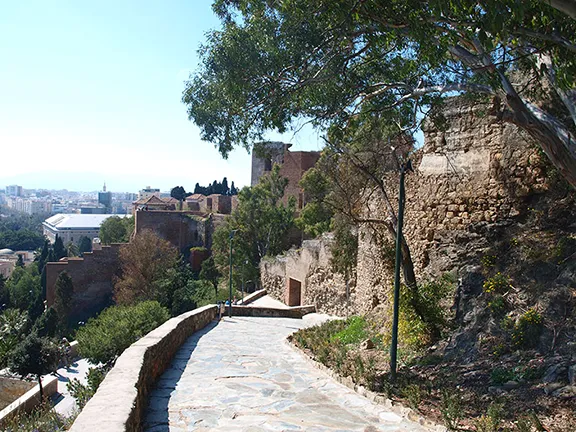 Alcazaba overlooking Malaga