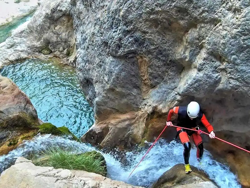 Canyoning in the Rio Verde
