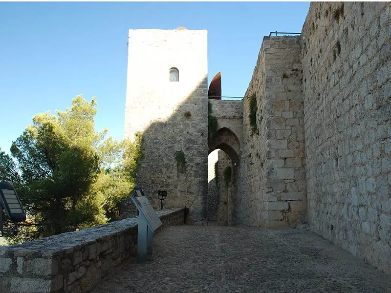Gate to Castillo Santa Catalina Jaen