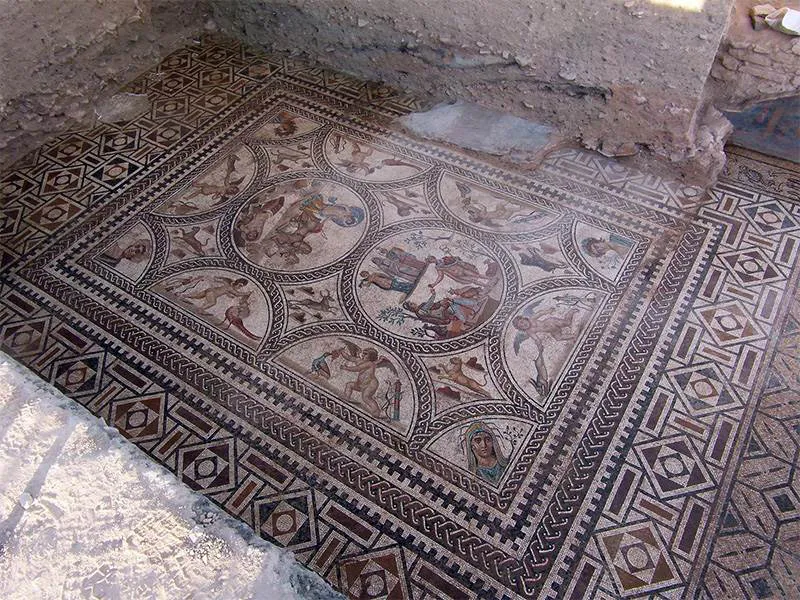 Roman mosaic Castulo
