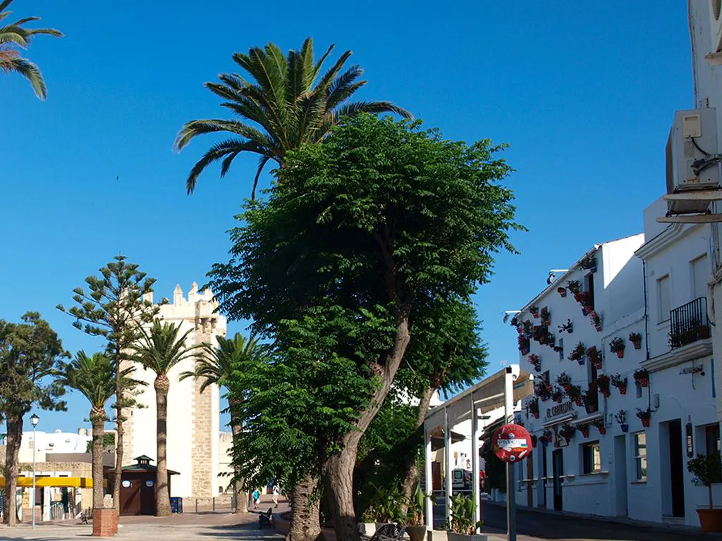 Conil de la Frontera. Costa de la Luz. White Town, Cadiz Province.  Andalucia. Spain Stock Photo - Alamy