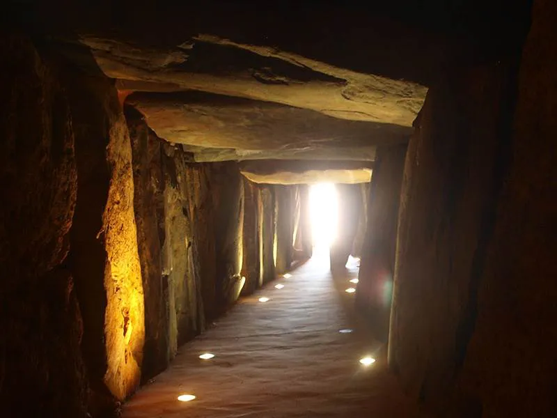 21 metre long passage of Dolmen de Soto