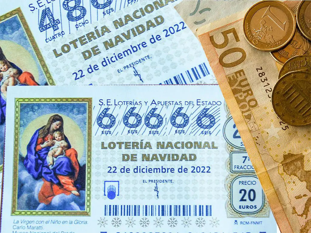 Spanish Christmas lottery tickets