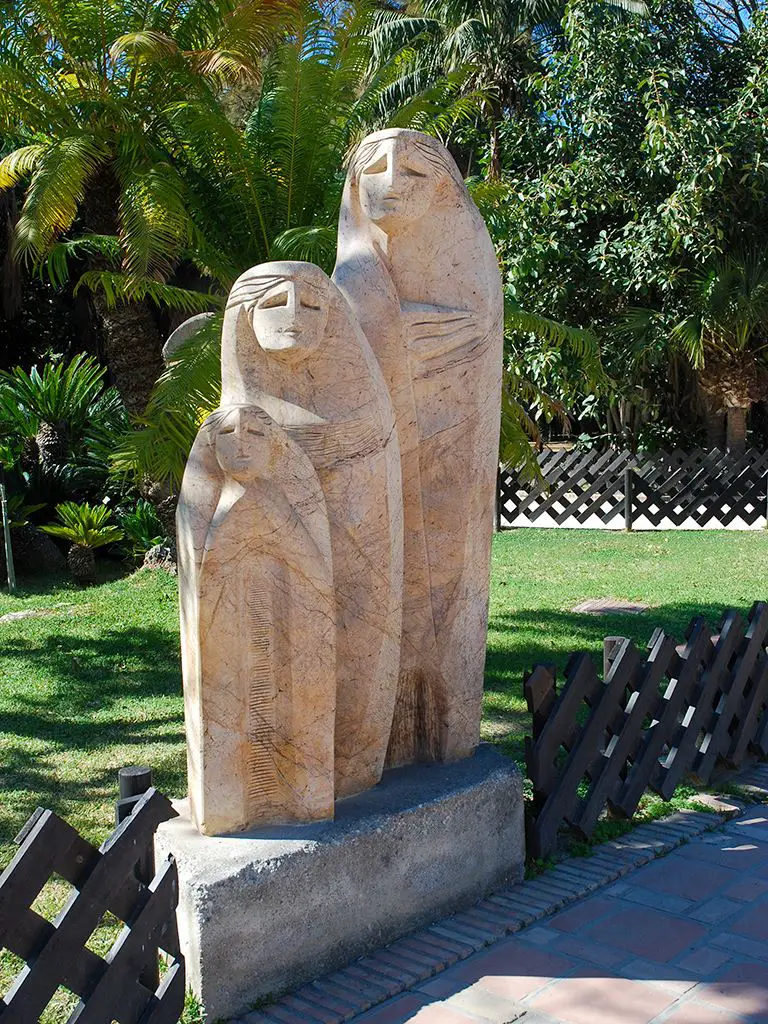 Syrian sculpture - El Majuelo park Almunecar
