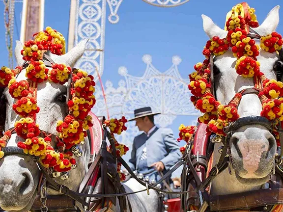 Feria del Caballo or Feria de Jerez, from the 4th to the 11th May 2024