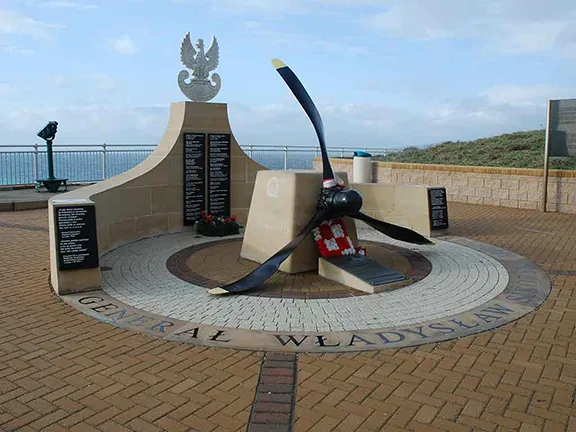 General Wladyslaw Sikorski memorial, Europa Point, Gibraltar Gibraltar British Overseas Territory