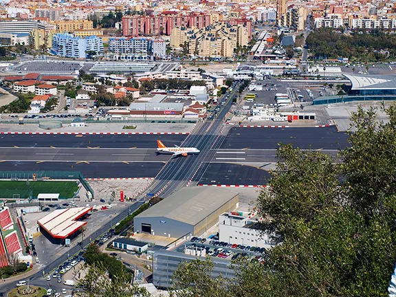 Easyjet Landing Gibraltar International Airport