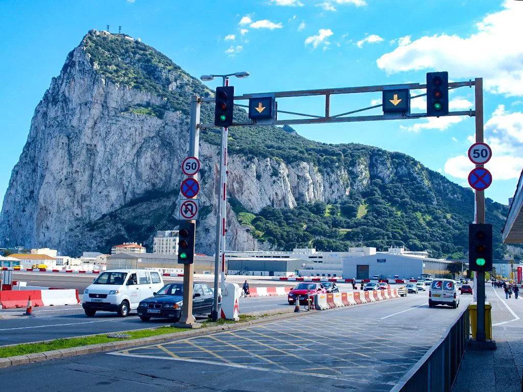 Walking the runway at Gibraltar