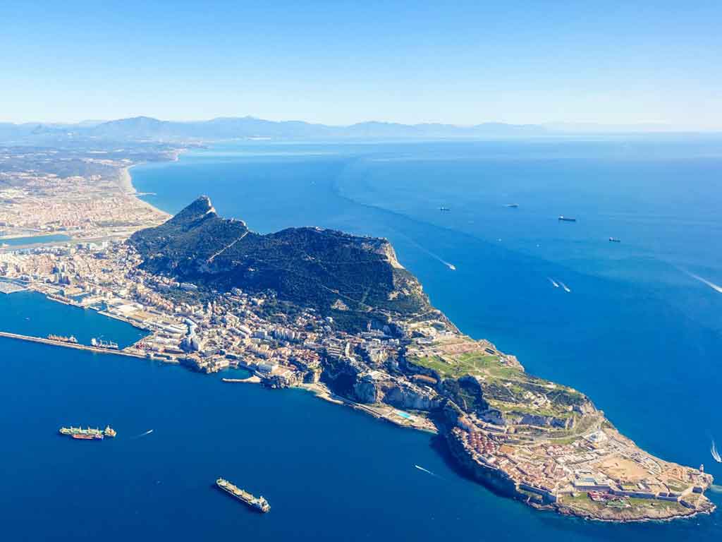 Gibraltar from the air