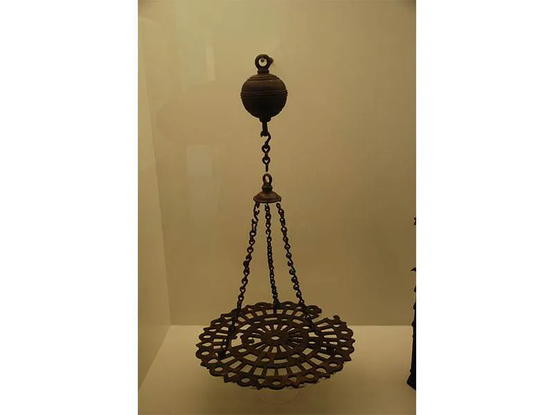 Moorish saucer lamp