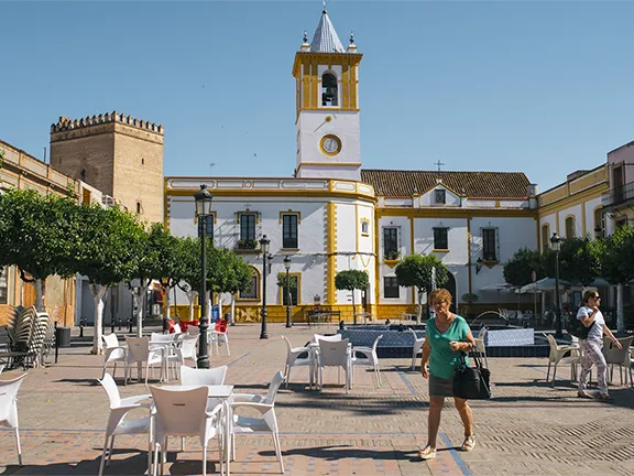 Iglesia Santa Maria de las Nieves Seville province in Andalucia