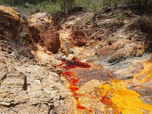 Rio Tinto - red like blood