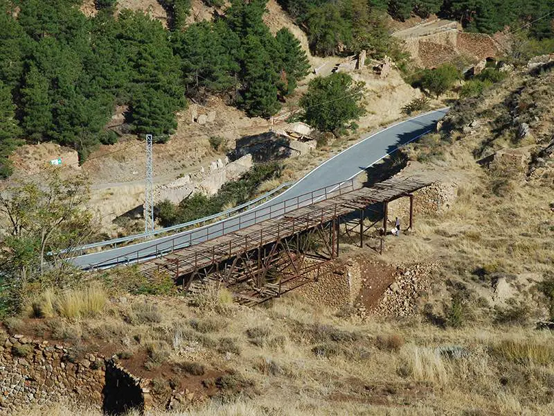 Iron bridge Las Menas