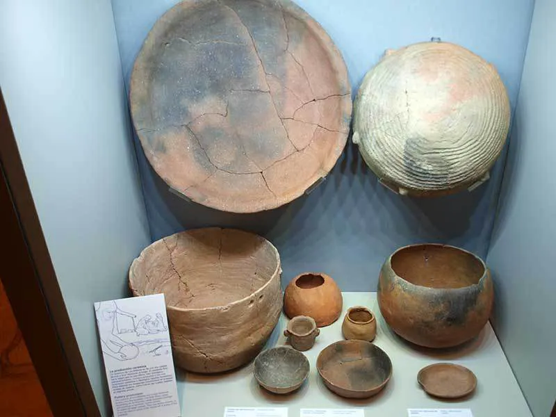 Pottery from Los Millares (Almeria Archaeological Museum)