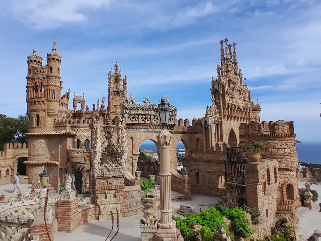 Colomares Castle in Benalmadena Pueblo