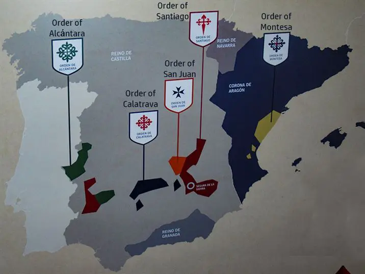 Territory controlled by the Knightly Orders