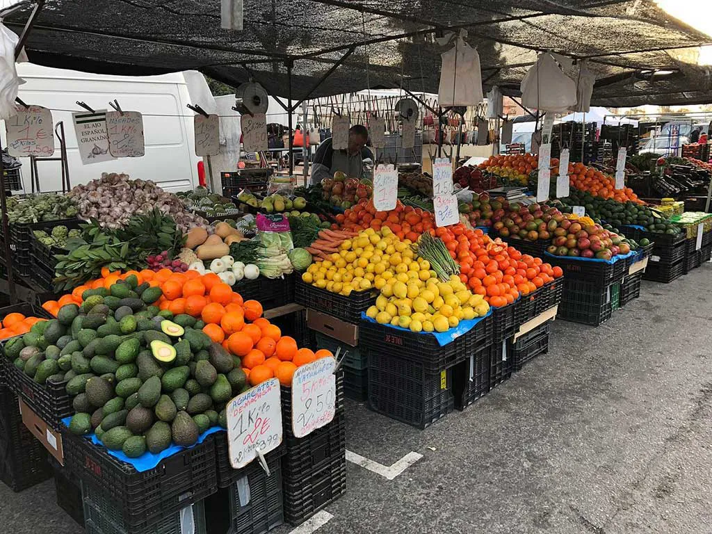 Street market in Fuengirola