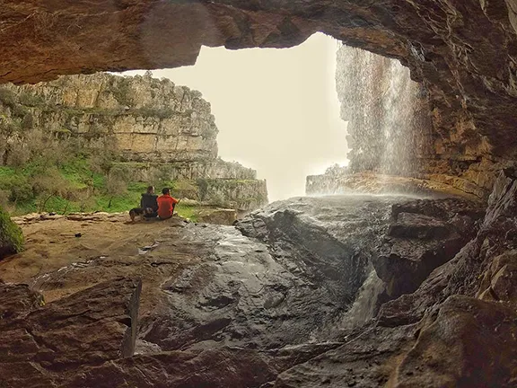 Paraje Natural Cascada de la Cimbarra Jaen province in Andalucia