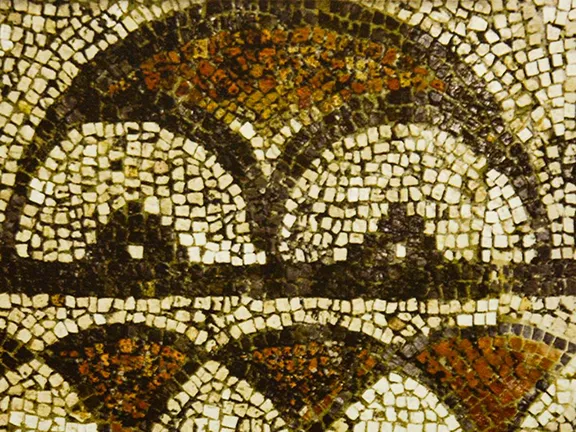 Owl mosaic from Villa Romano Brunel
