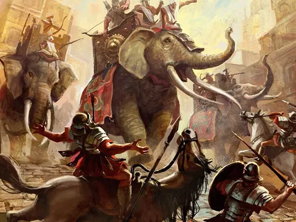 Romans in Andalucia - Hannibal and his elephants