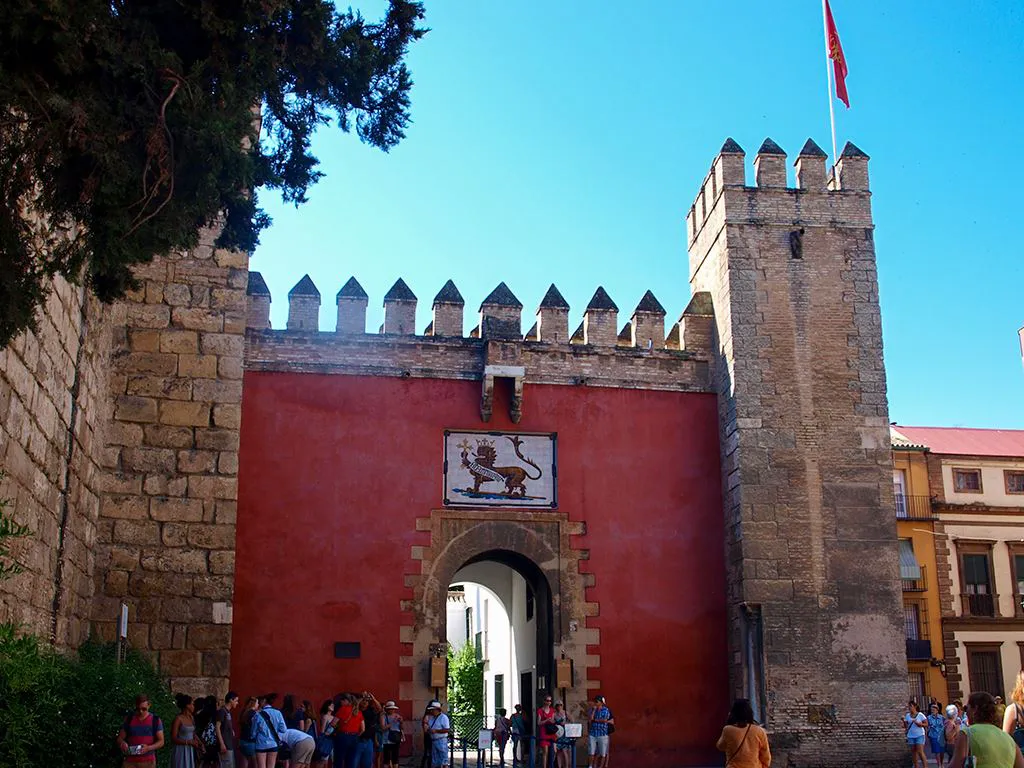 Entrance to the Real Alcázar de Sevilla