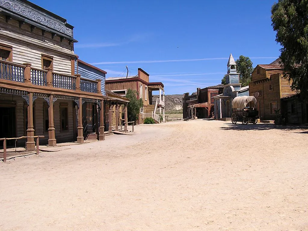 Tabernas, Fort Bravo Hollywood in Almeria province, Andalucia, Spain