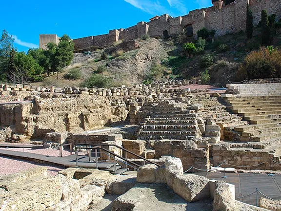 Teatro Romano Malaga Malaga province in Andalucia