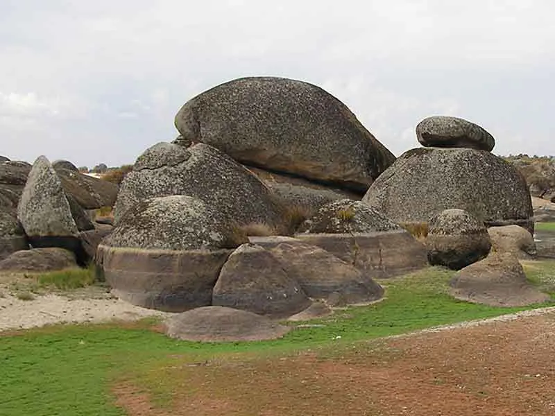 Granite outcroppings Extremadura