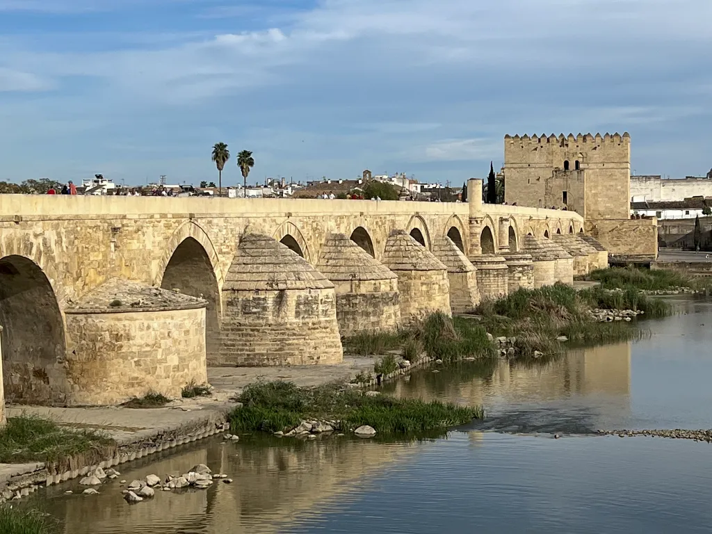 Rio Guadalquivir at Córdoba in March 2023
