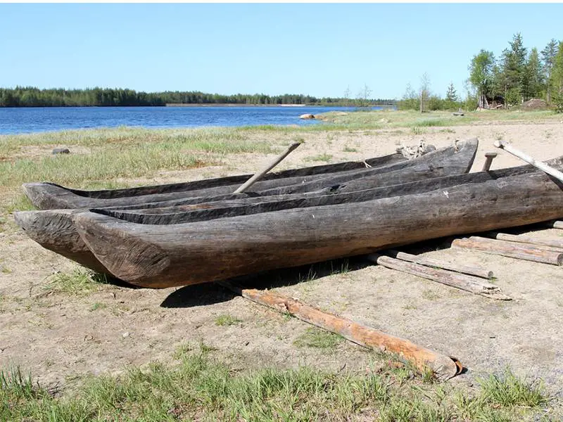 Mesolithic style canoes