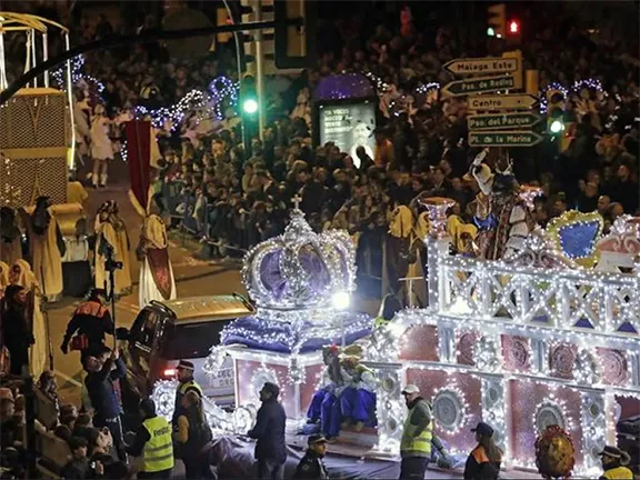 Three Kings Procession in Málaga - 5th January