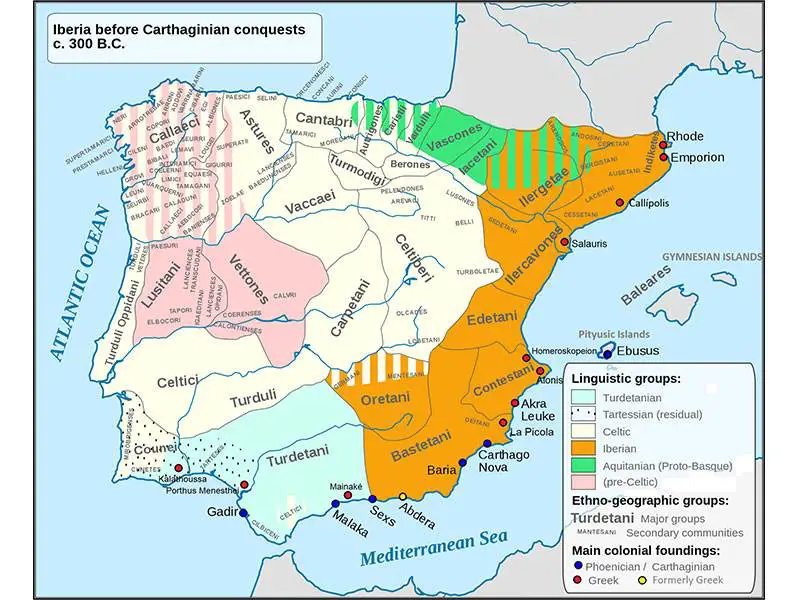 Extent of Iberian culture (courtesy Wikipedia)