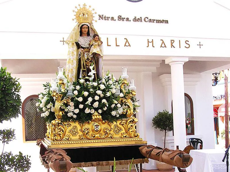 Virgen del Carmen on the 16th July, Andalucia, Andalucia province