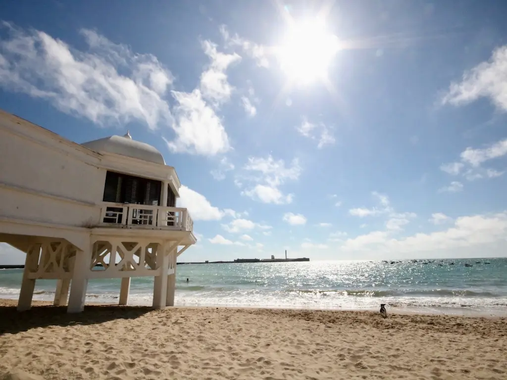 La Caleta beach in Cadiz 