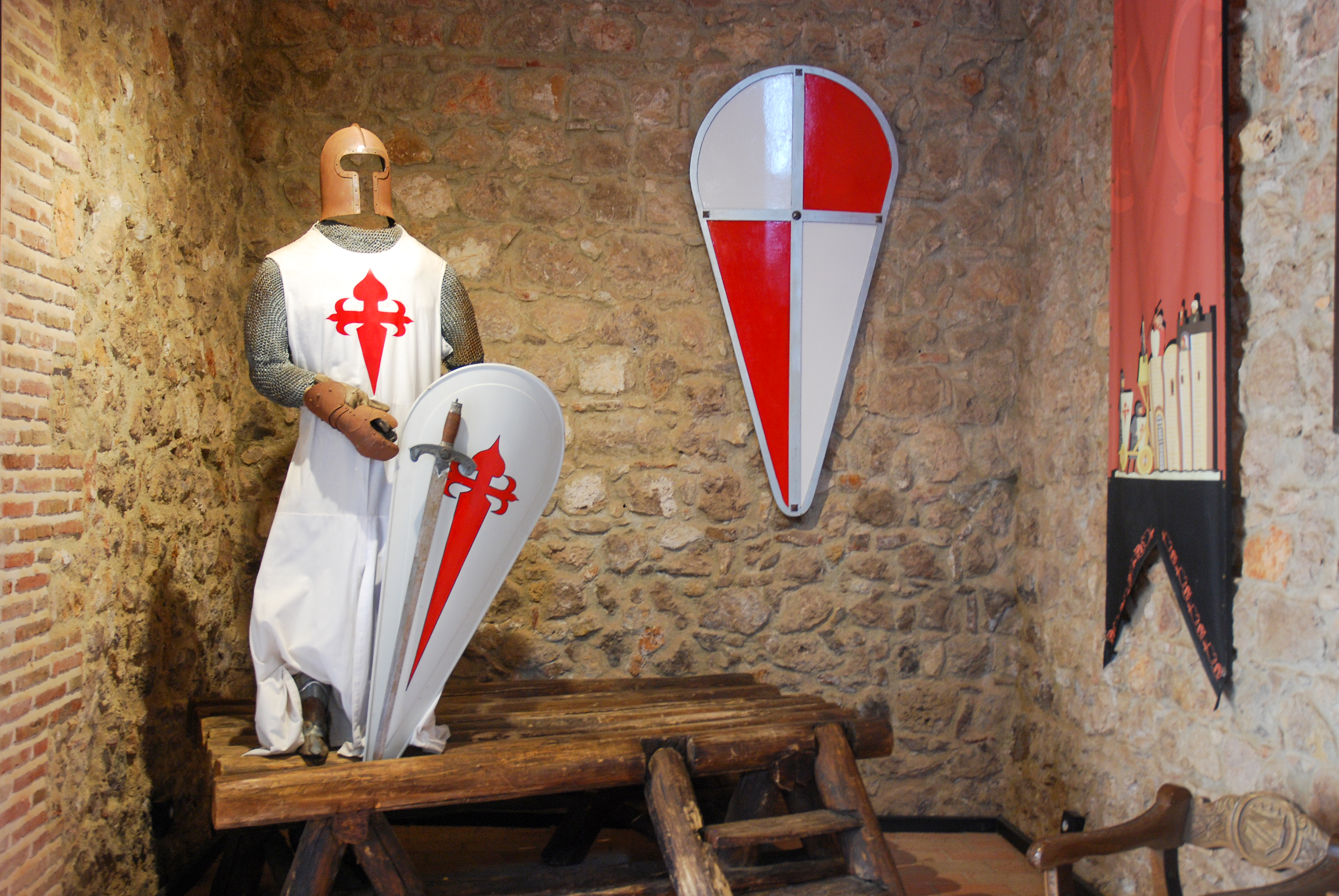 Knight Santiago in Segura Castle