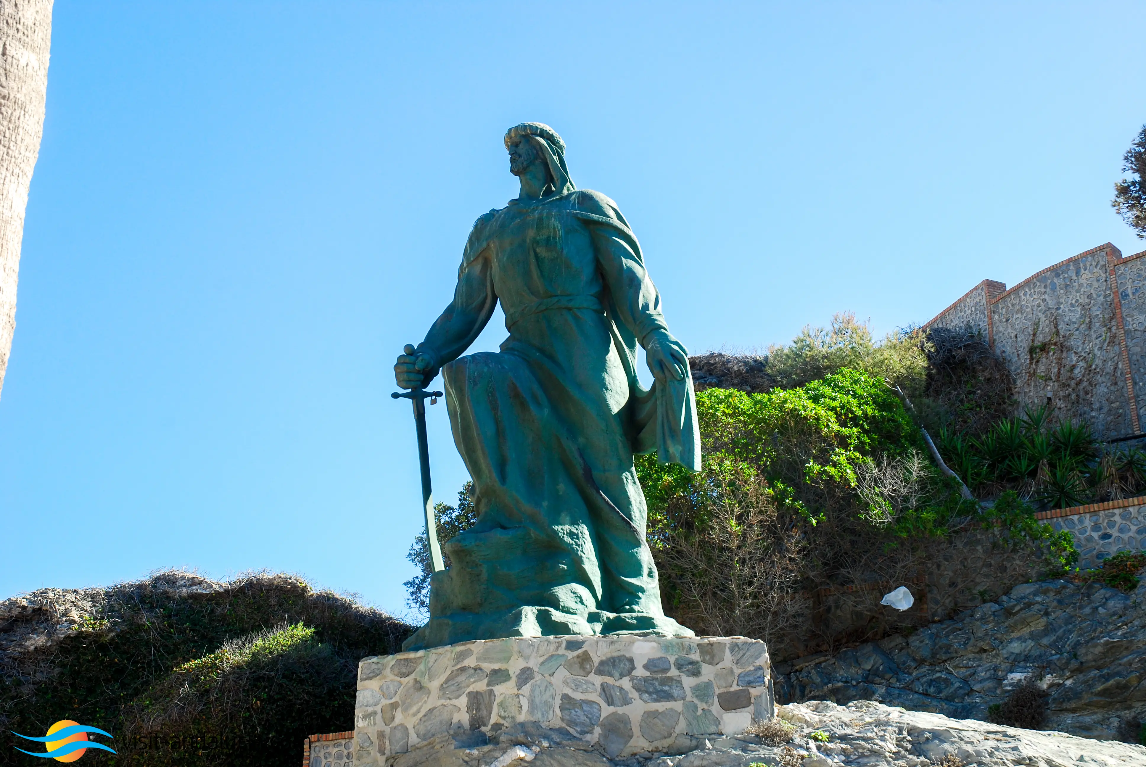 The Statue of Abd Al-Rahman 1 in Almuñecar